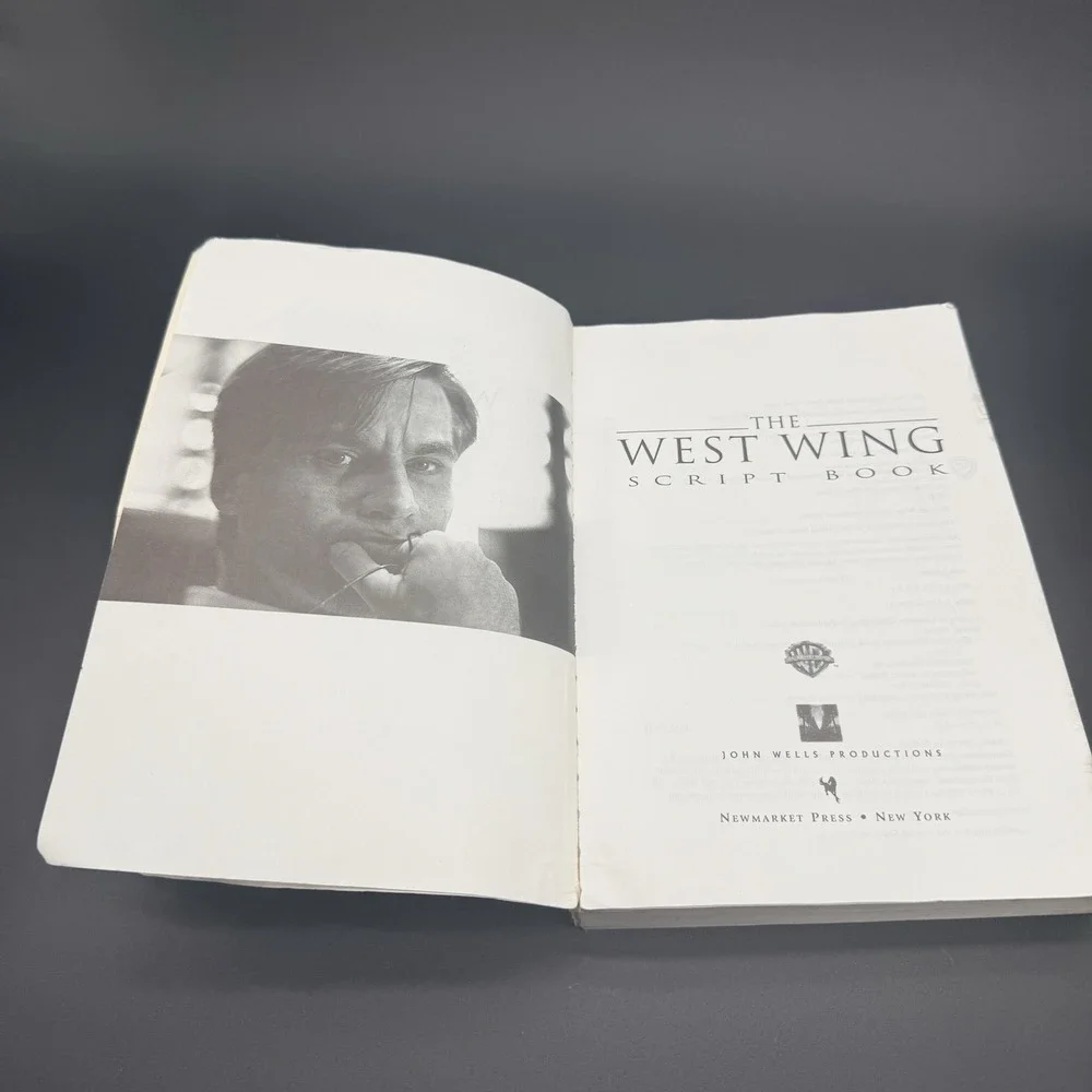 The West Wing Script Book Aaron Sorkin 2002 1st Edition Paperback TV Scripts